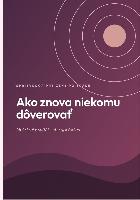 Obálka knihy Ako znova niekomu dôverovať